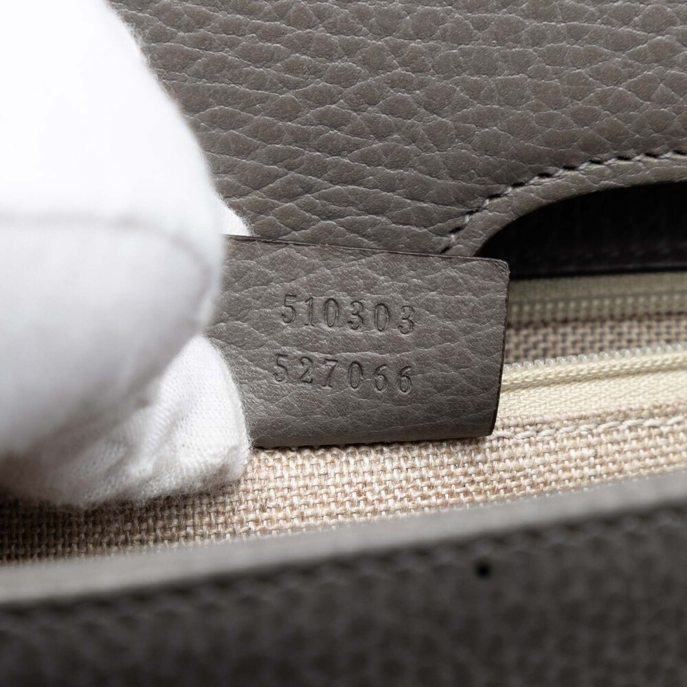 Gucci Interlocking Shoulder Bag Leather #251175G83B - Picture 6 of 8